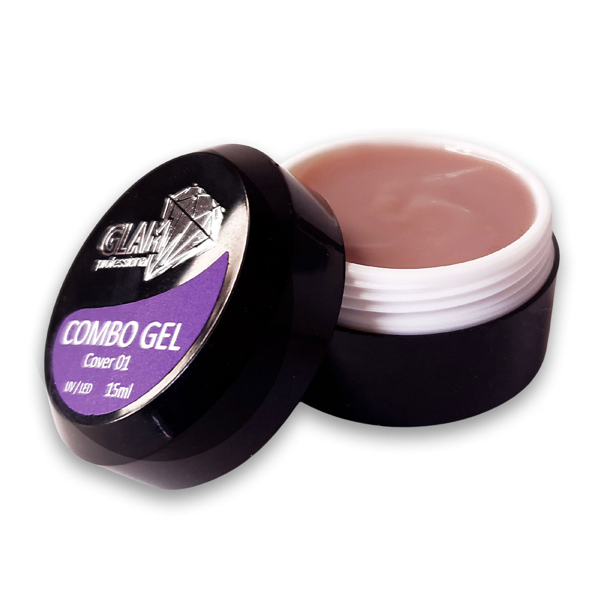 Combo Gel Polygel Glam Pro 15ml Jar