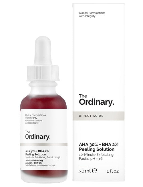 AHA 30% + BHA 2% Peeling Solution The Ordinary