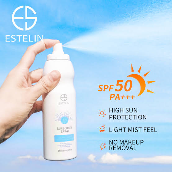 Estelin Sunscreen SPF50 Spray Face and Body