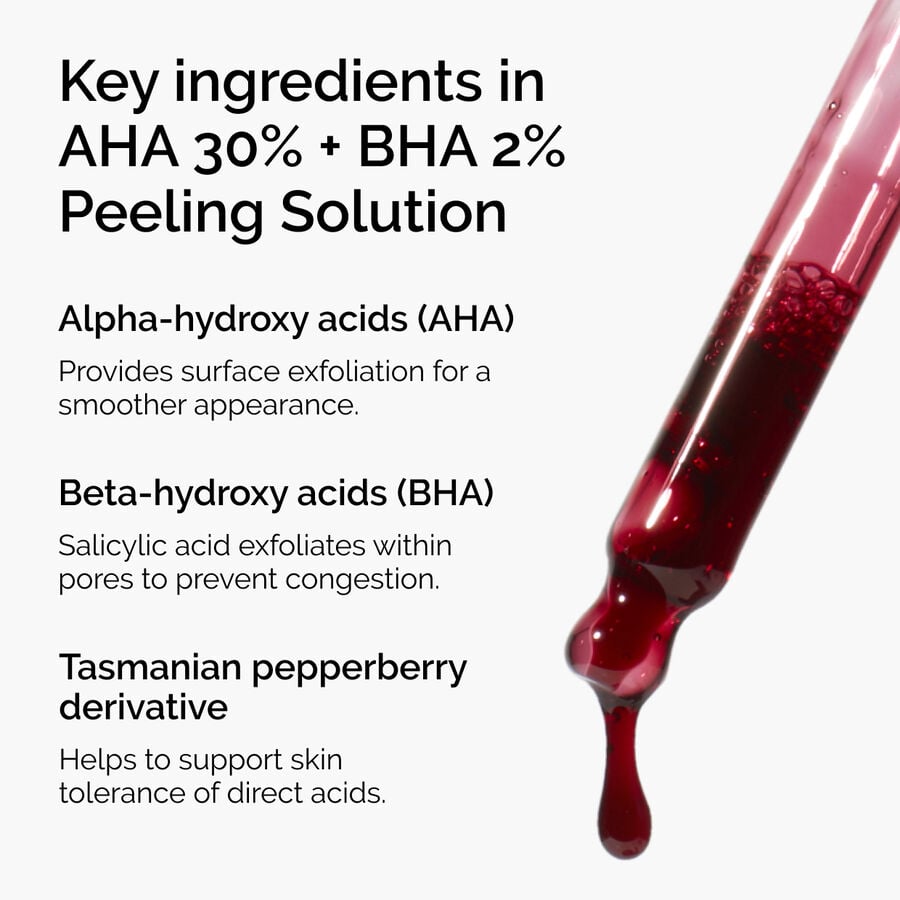 AHA 30% + BHA 2% Peeling Solution The Ordinary