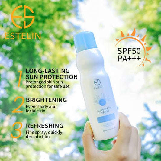 Estelin Sunscreen SPF50 Spray Face and Body