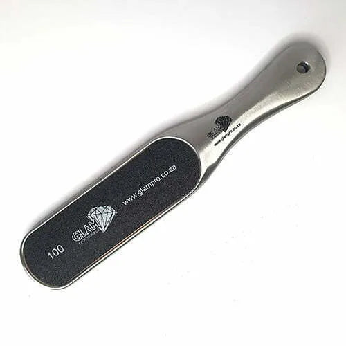 Foot File Set Stainless Steel Core with 10 Patches Glam Pro