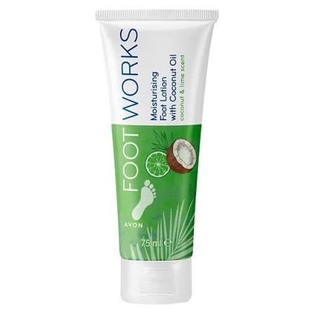 FootWorks Moisturizing Foot Lotion Coconut & Lime 75ml Avon
